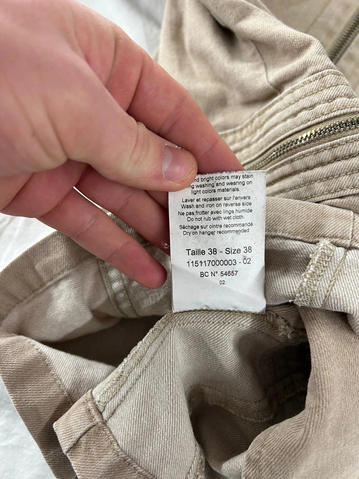 Crème beige spijkervest burton – photo 8